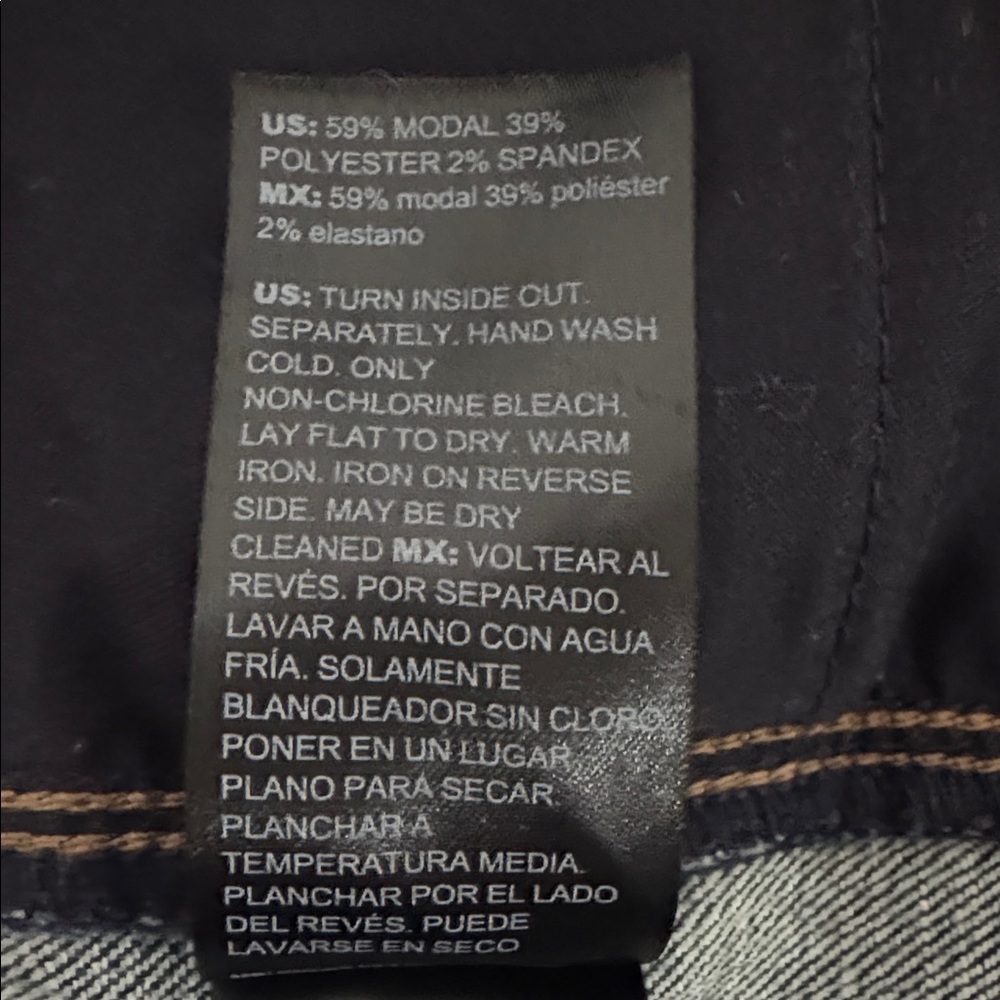 WHBM Extra High Rise Straight Pintuck Leg Medium Wash Jeans Size 8 $120 EUC KL - Picture 13 of 16
